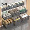 1/2Pcs Pull-out Cabinet Organizer Storage Basket Large Capacity Strong Load-Bearing Easy Installation No Drill Slide-Out Drawers Storage Racks