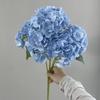 Realistic Artificial Hydrangea Flower 4 Heads Faux Flowers Hydrangea Flowers Branch  Outdoor Party