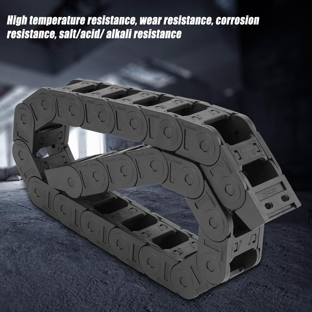 100cm 25 x 38mm Nylon Offen Beidseitig Kabelträger Schleppkette Graviermaschinenzubehör