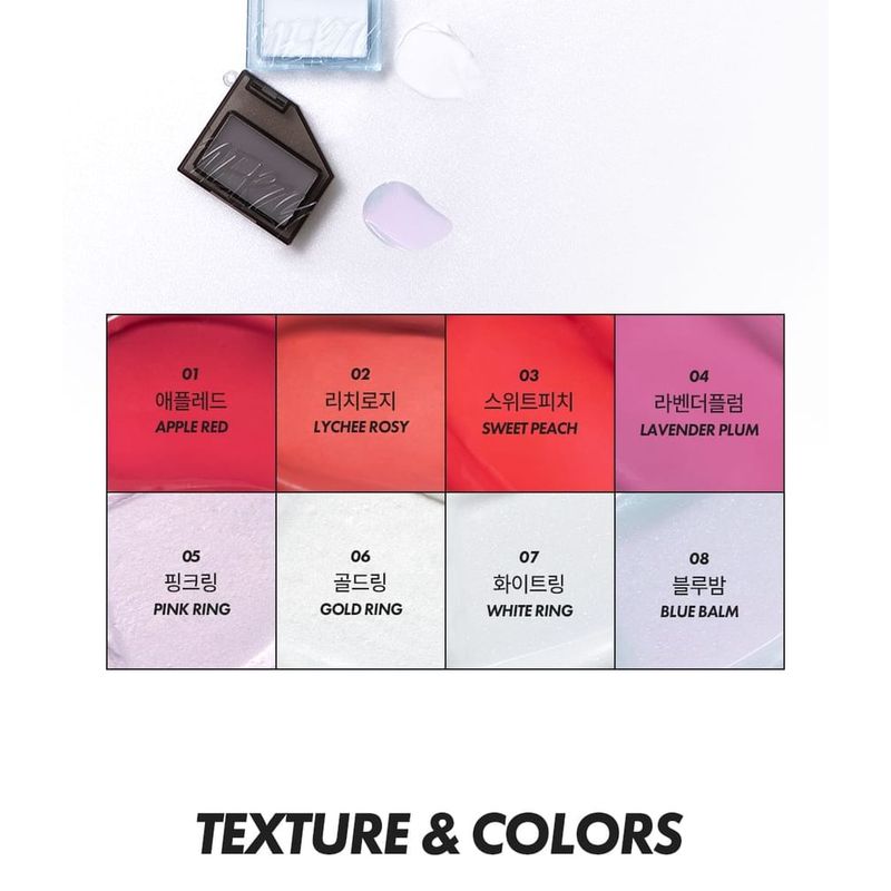 MERZY Let's Wearing Lip & Cheek Keyring - 8 Colors