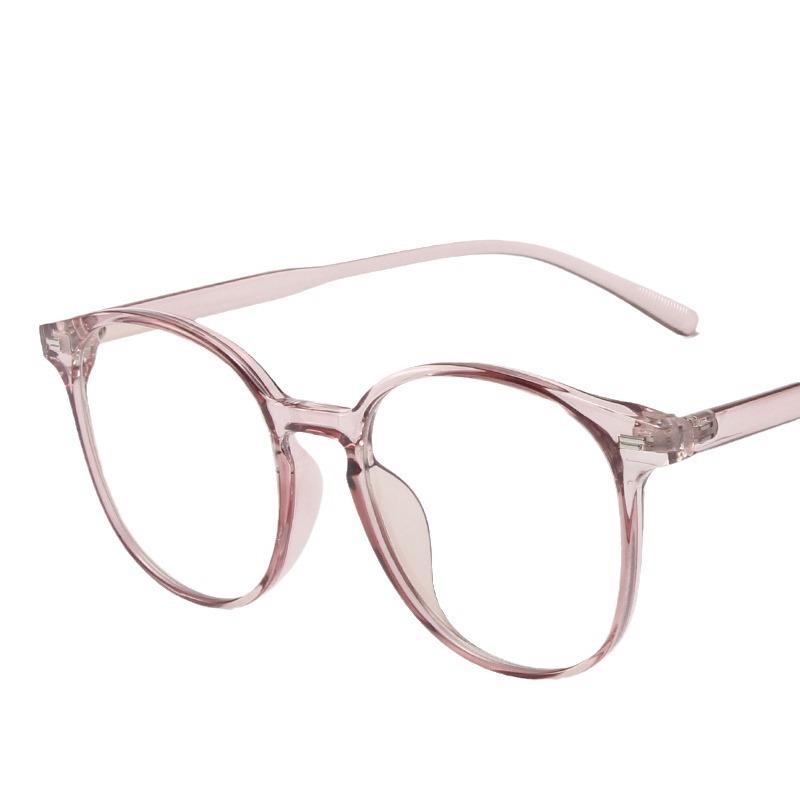 Tr Cold Tea Frame Flat Mirror Retro With Women Can Be Equipped With Myopia Glasses