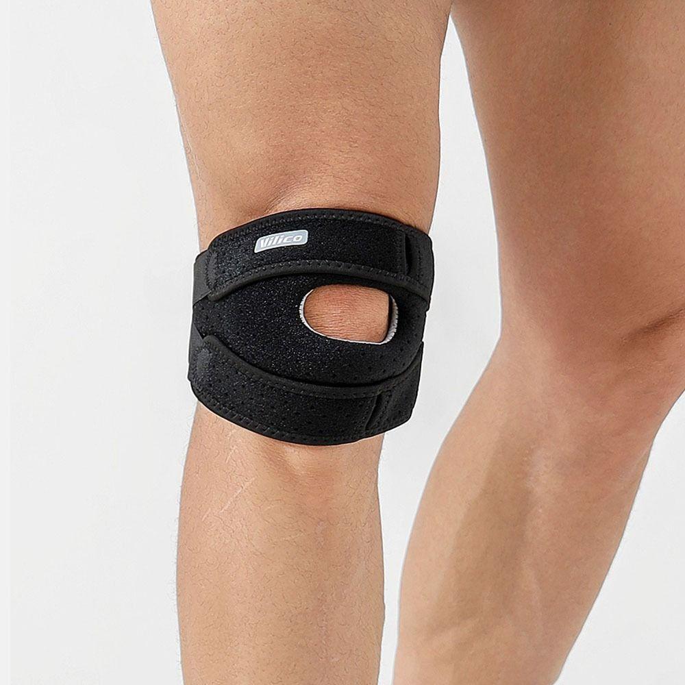 Shock Absorption Patella Belt Knee Pads Adjustable Sports Knee Brace  Fiteness