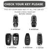 Leather Key Case For Ford Fusion Edge Explorer Mustang Escape F-150 Fiesta Ecosport Ranger Focus Mk3 Kuga Mk2 Cmax Key Fob Cover