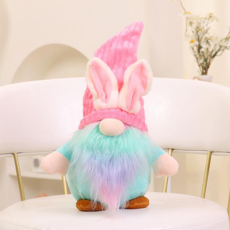 Magic Elf Rabbit Dwarf Old Man Plush Toy Stuffed Doll Bedroom 35cm Decoration