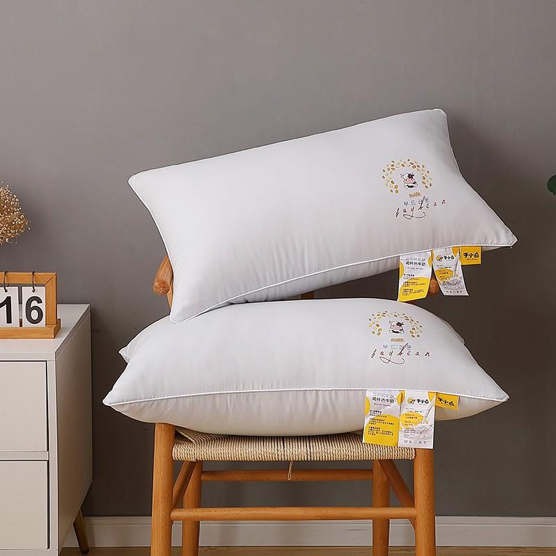 Soft Milk Protein Fiber Pillow Core Adults - Hypoallergenic Breathable Anti-Bacterial Filling Rectangular Shape 10-15cm