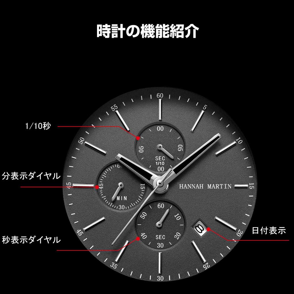 Relógio RORIOS Business À Prova D'água Calendário Multifuncional Aço Inoxidável Quartzo Simples Elegante Moda Popular Relógio Casual Deslocamento Prata B Masculino