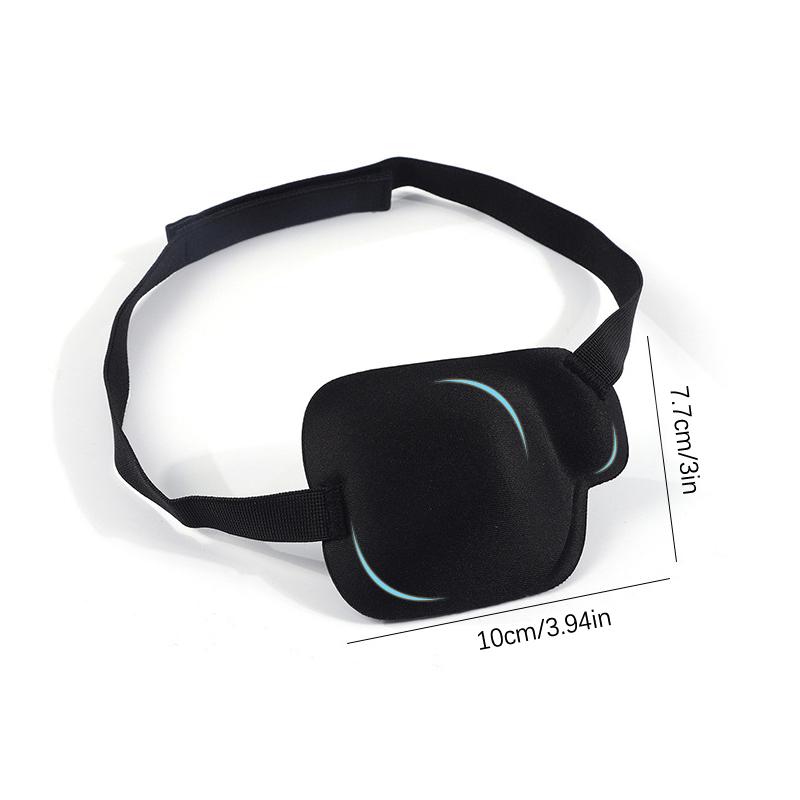 1Pcs Single Eye Patch Adjustable 3D Foam Groove Eyeshades For Lazy Eyes Medical Use Concave Eye Patch