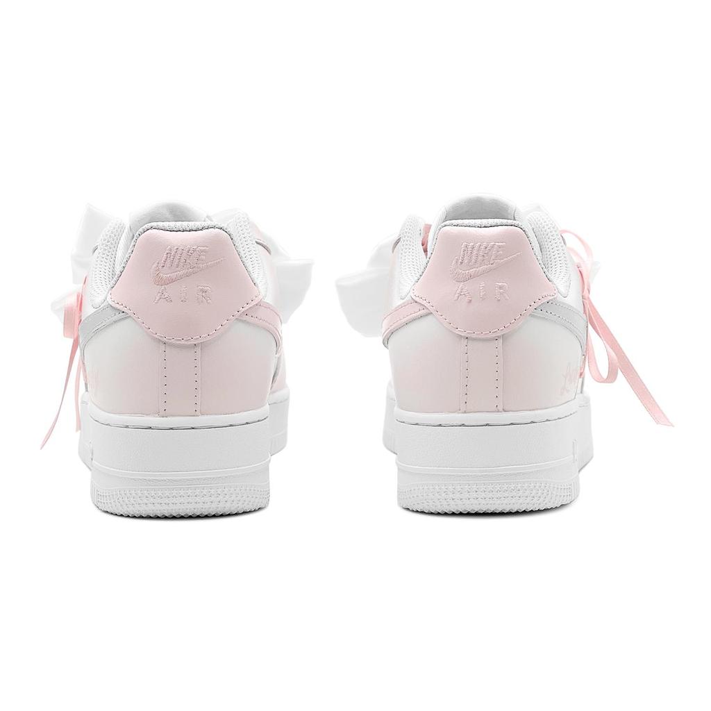 Nike Air Force 1 Air Force 1, Lucky Heart, Girlish Ribbon, Heart, Couple's Slip Resistant And Breathable Low top DH2920-111(TeamS-S-BOX)
