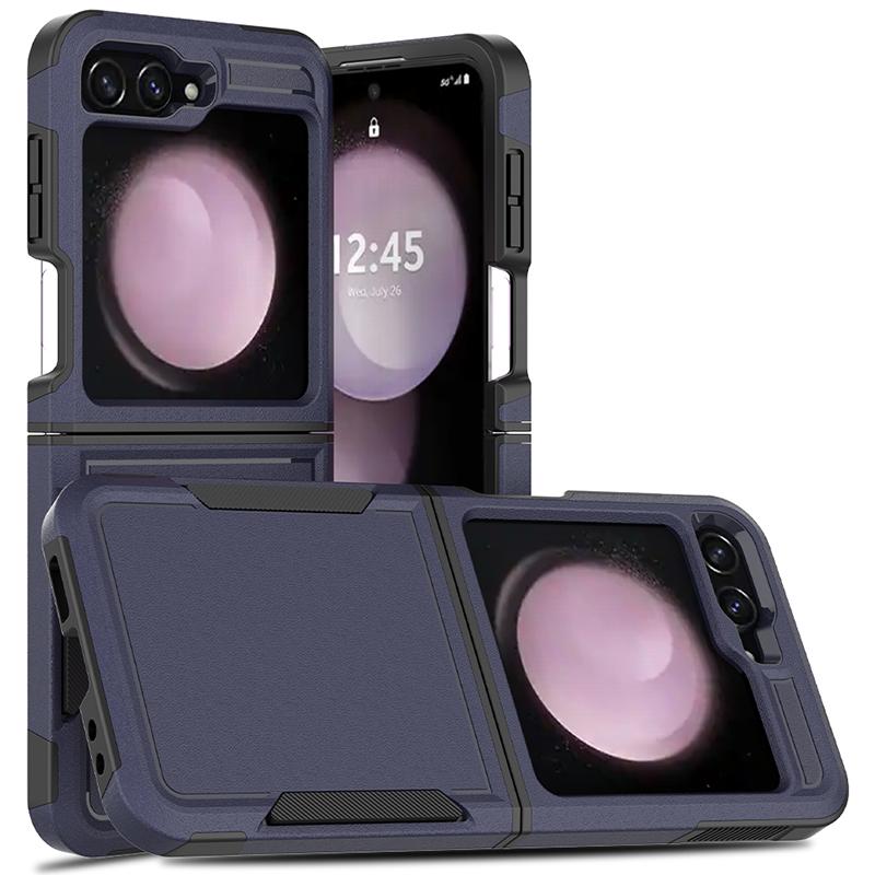 For Samsung Galaxy Z Flip6 5G/Z Flip5 5G Phone Case 2-in-1 PC+TPU Shockproof Cover