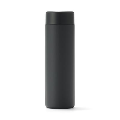 MUJI Vacuum Insulated Insulated Bottle, Flat Type, 500mL, Black, 76049203