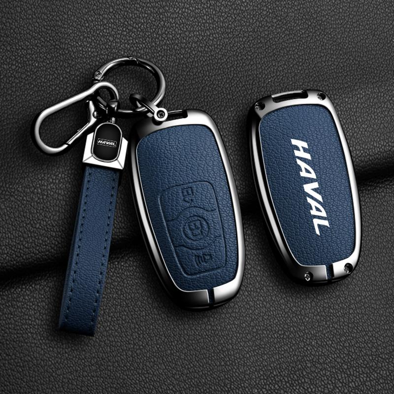 Suitable for 13-17 Haval H6 car remote key covers 14-16 Great Wall C50 Haval H6 zinc alloy car key protection cases