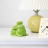 1PC Ceramic Frog Ashtray Creative Ornament Home Office Home Crafts Art Small Tea Pet Storage Jewelry Home Decoration