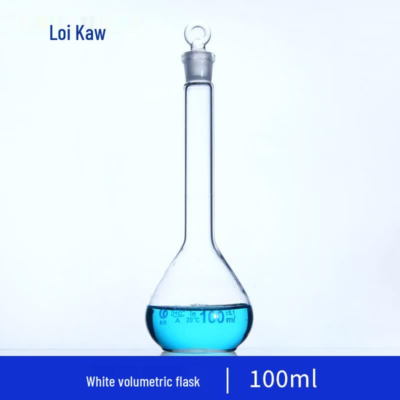 Leigu Transparent Glass Volumetric Flask 100ml