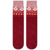 Unisex Adult Festivity Fair Isle Fluffy Christmas Socks