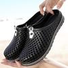 Beach Shoes Non-Slip Platform Sandals Couple Casual Cool Slippers Men'S Hole Shoes Bag Head Half Drag Men