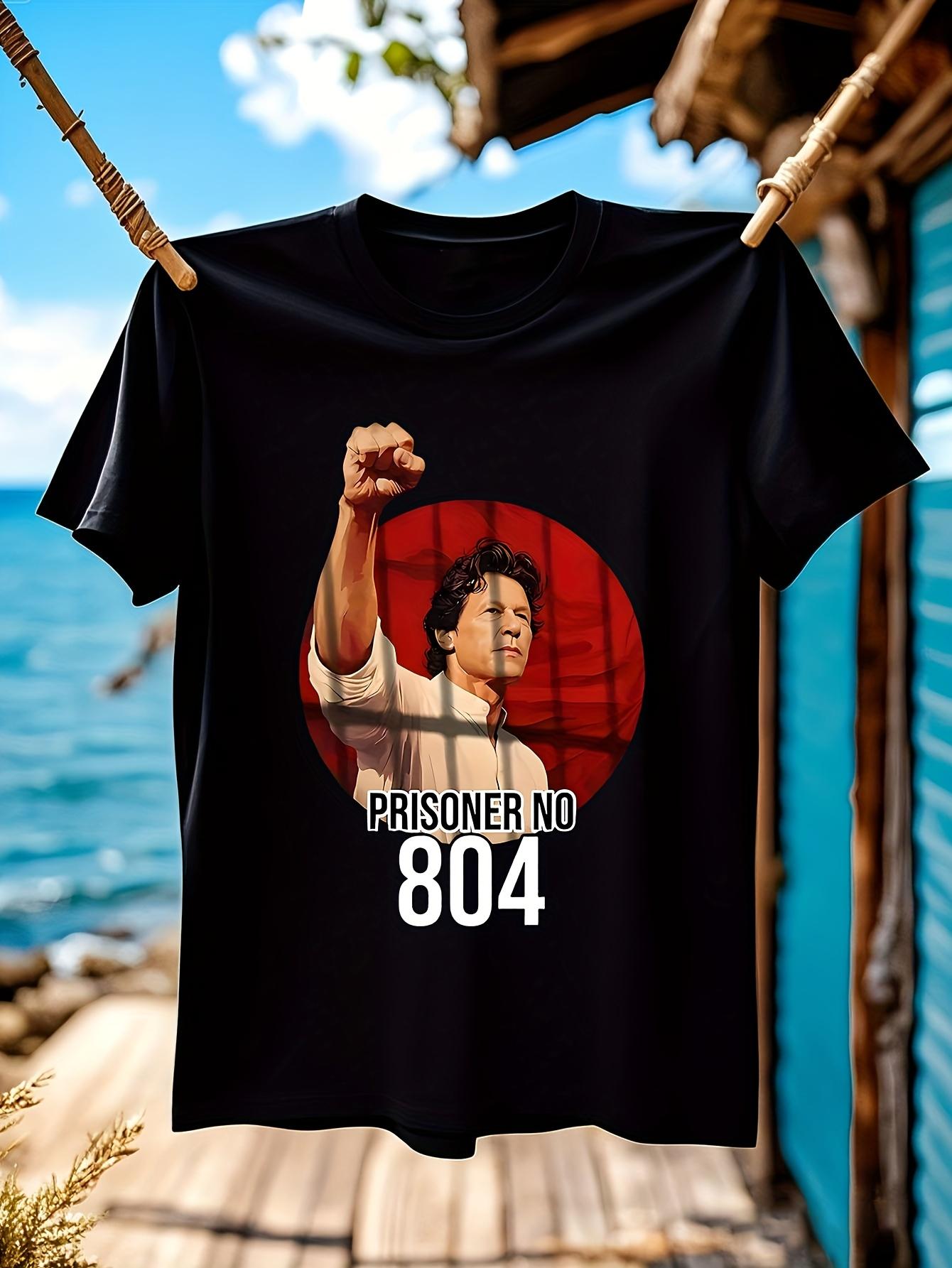 Political Support PTI Pakistan Imran Khan Prisoner No.804... S