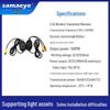 Car WiFi HD Night Vision Waterproof Reversing Camera with Blind Spot Detection and 2.4G Wireless Receiver