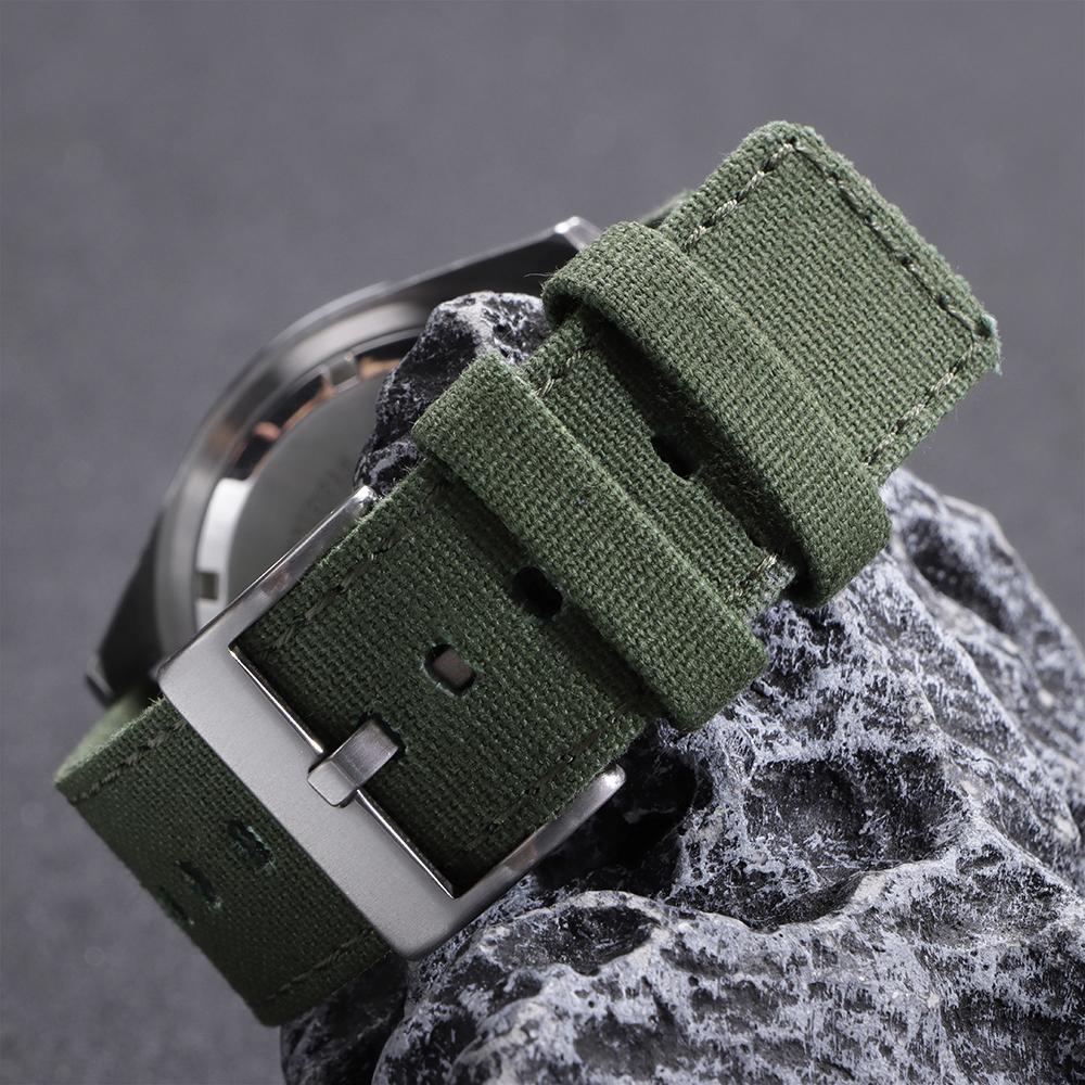 Nylon Canvas Watch Strap for IWC Pilot 20mm 22mm Sport Watchband Strap for Seiko for Rolex Wrist Belt Men and Women Bracelet