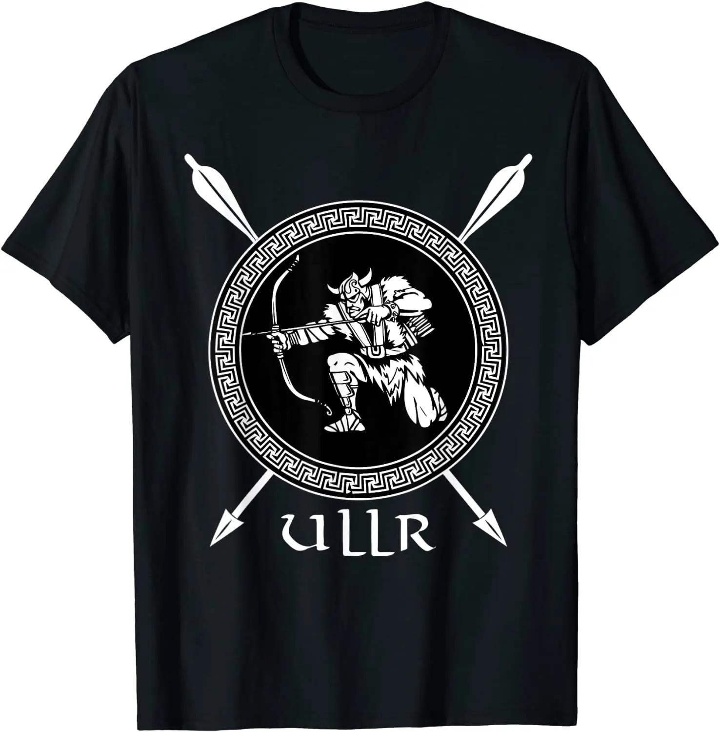 

Scandinavia God of Archery Ullr Norse Vikingiess Mythology T Shirt New 100% Cotton Short Sleeve O-Neck T-shirt Casual Mens To... S разноцветный