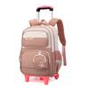 Kids Wheeled Trolley Backpack 2-in-1 Waterproof Rolling School Bag for Boys Girls Primary Students Backpack Book Bag