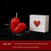 Custom Heart-Shaped Scented Valentine's Candle Gift