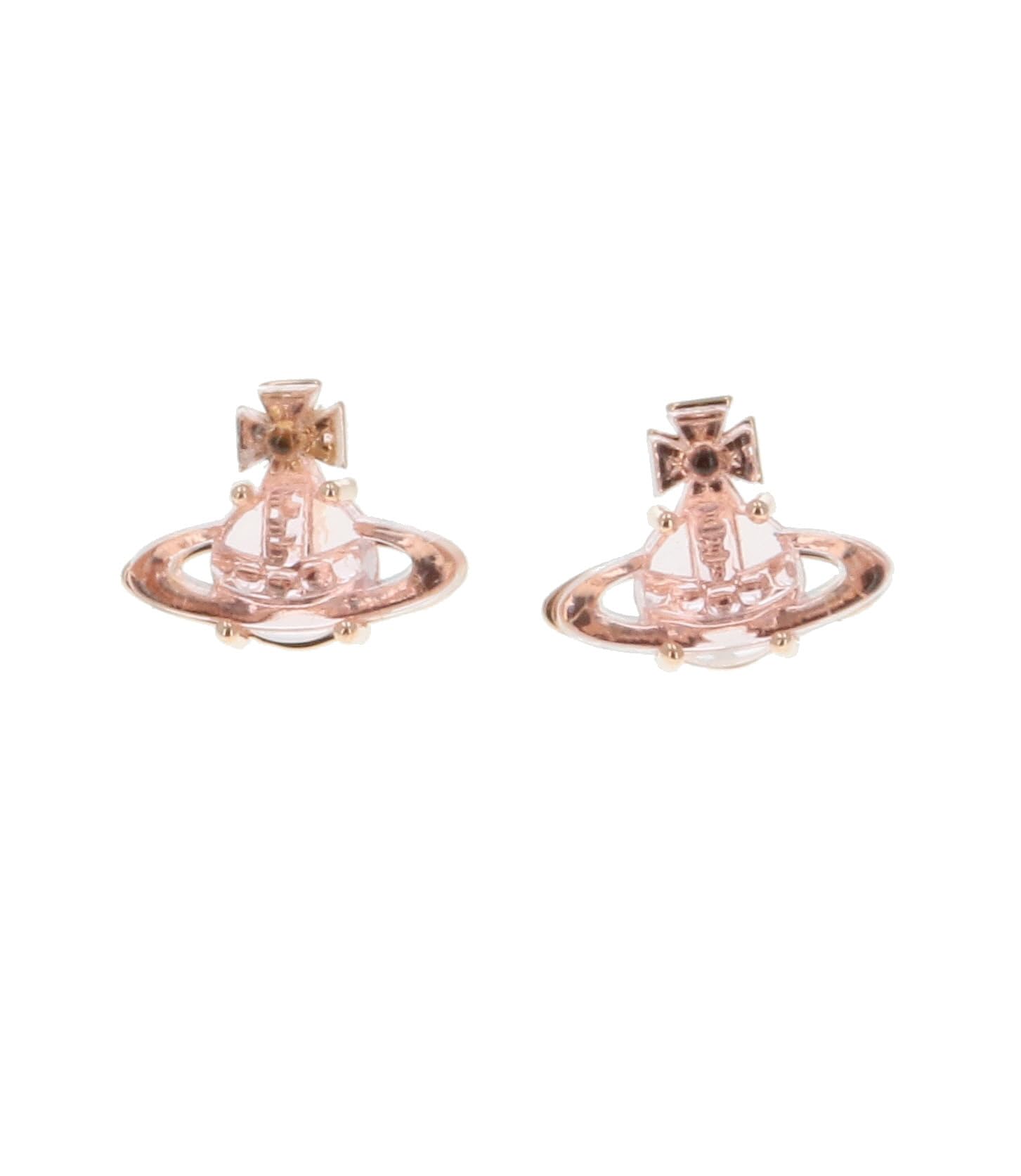 

Vivienne Westwood Tammy Earrings Brass Women s 6201036E/02G111 [Used] рожевий