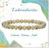 Unisex Natural Stone Abacus Bead Bracelet - 4x6mm Simple Crystal Couple Gift