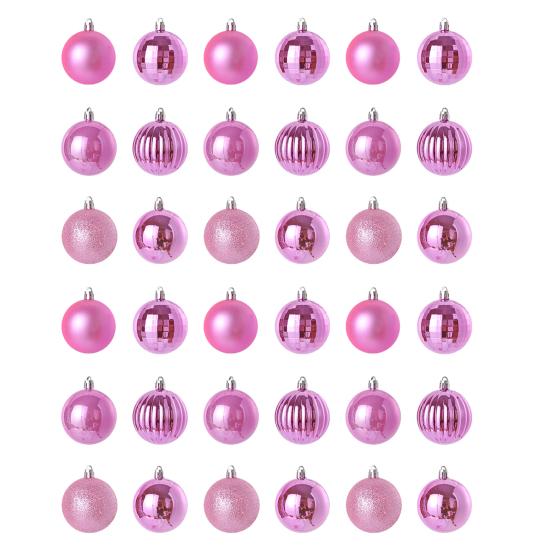 Weihnachtskugeln, unzerbrechlich, mit Loch zum Aufhängen, wiederverwendbar, Weihnachtsbaum-Anhänger, Weihnachtsbaum-Hängekugel, Weihnachtsbaum-Anhänger für Zuhause