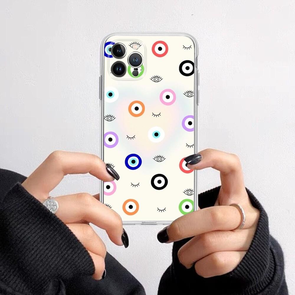 Turkish Evil Eye Phone Case For iPhone 15 14 11 12 13 Mini Pro XS Max Cover 6 7 8 Plus X XR SE 2020 Funda Shell