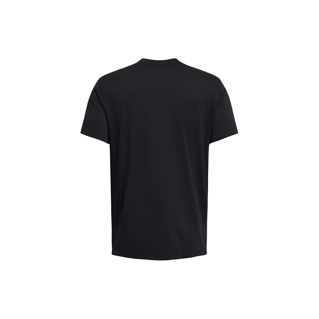 Under Armour Heavyweight Left Chest Logo Graphic Pullover Short Sleeve T-Shirt Men Tops Black 1382904-001