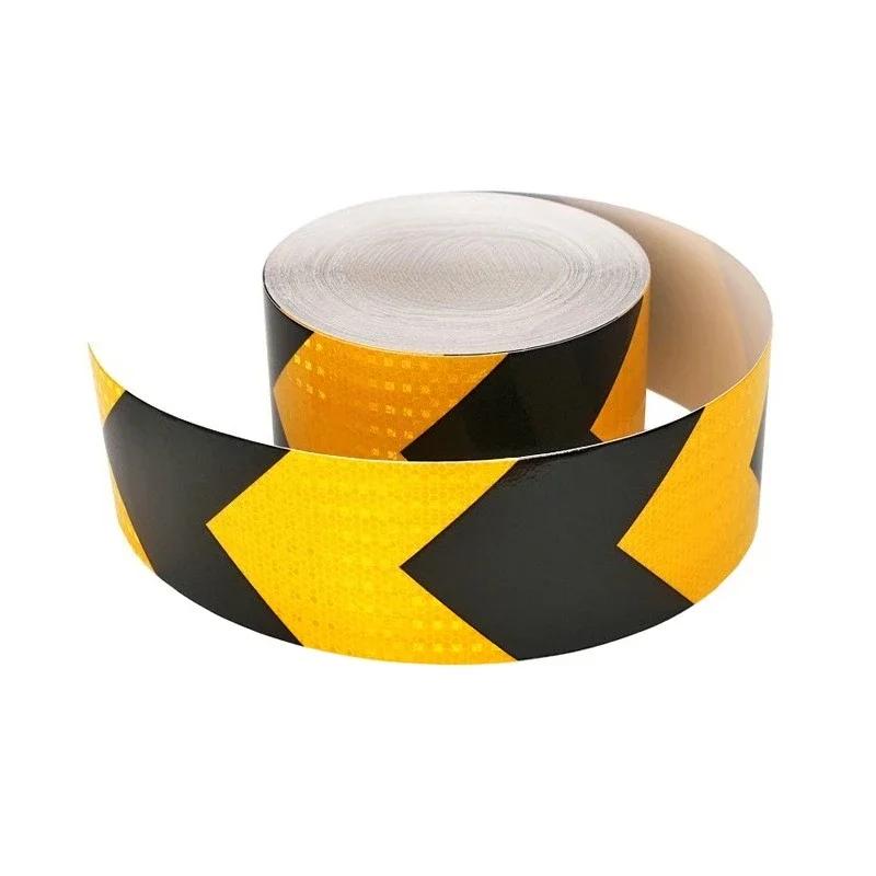 5x300cm Arrow Reflective Tape Car Sticker Safety Warning Mark Self Adhesive Tape