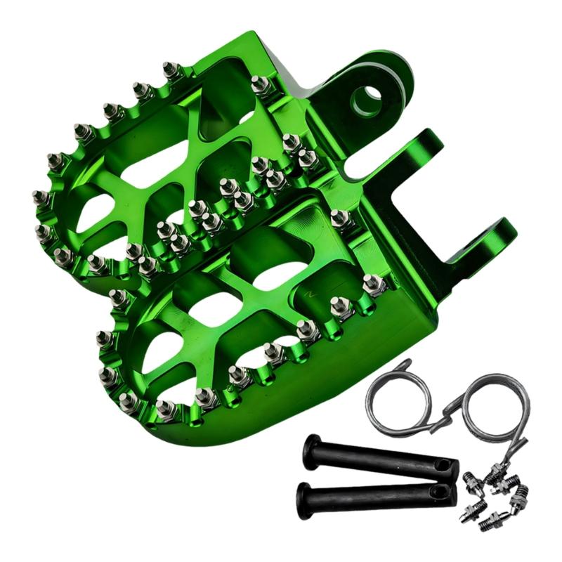 Aluminum Rubber Motorcycle Foot Pegs for XR250 Adjustable Angle Antislip Design Foot Rest Pedal Modification