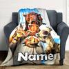 Personalisierbare Decke mit Namen, Eiszeit: Die Entstehung der Dinosaurier, Weich & Warm, für Sofa, Büro, Bett, Reisen, Mittagspause, Geschenk für alle Jahreszeiten