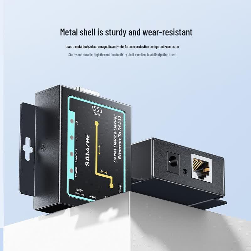 SAMZHE Industrial RS232 to Ethernet Serial Server