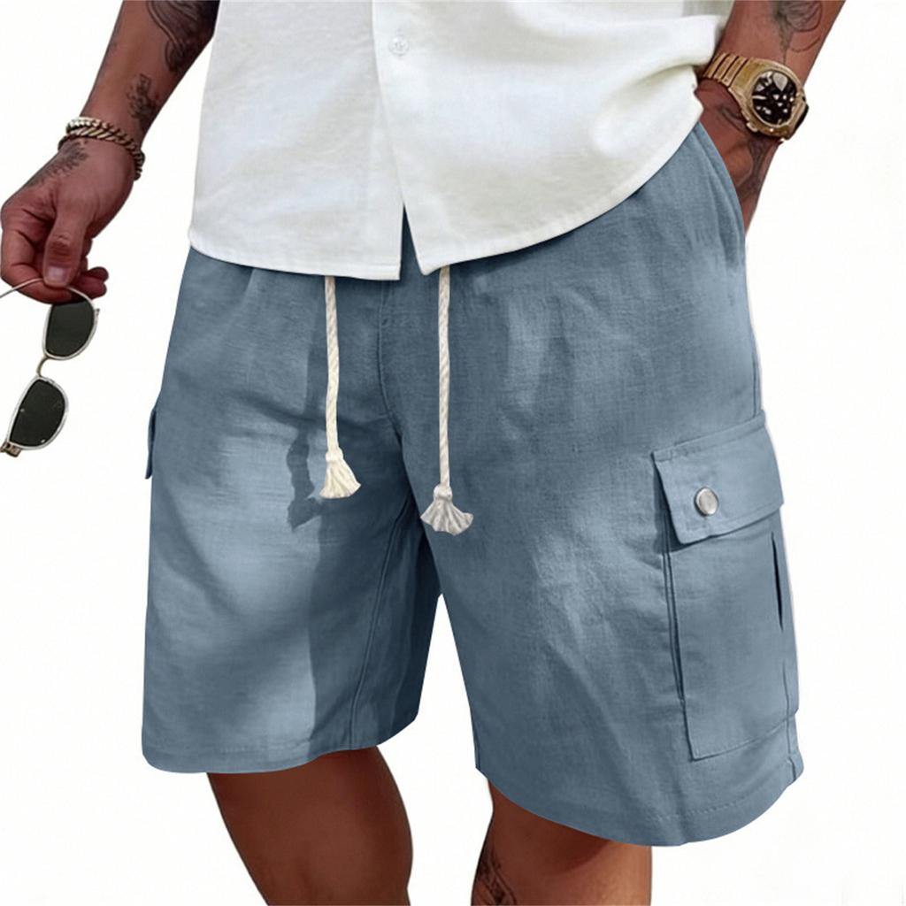 Men's Sports Shorts Multi-pocket Overalls