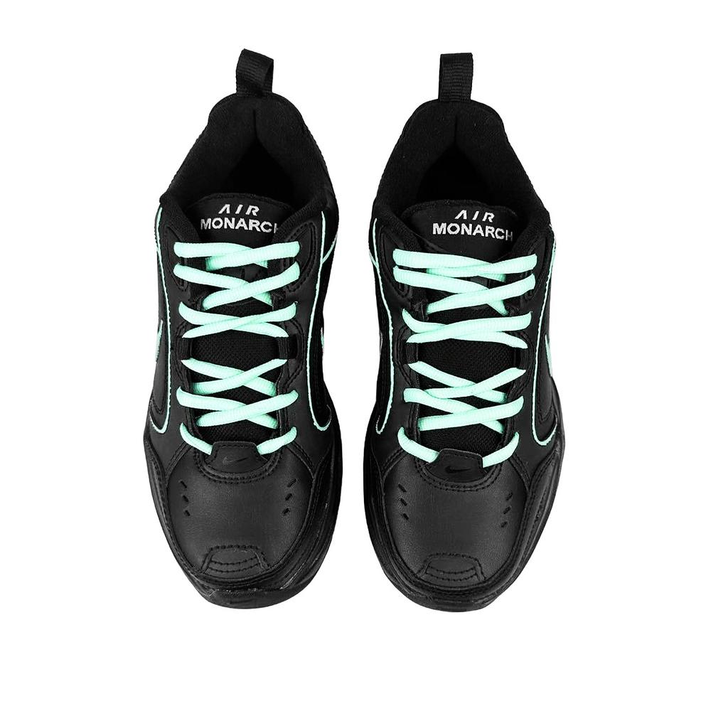 Nike Air Monarch 4 Slip Resistant Slip Resistant Low Top Chunky Sneakers Unisex Black 415445-001(Team40-)