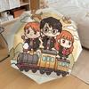 1PC Harry Potter Train Umbrella-8-Rib Reinforced Portable Folding Travel Suitable for All Seasons Outdoor Daily Use Is an Ideal Choice -F350
