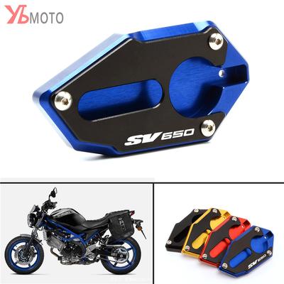 Motorcycle Kickstand Foot Side Stand Extension Pad Support Plate For SUZUKI SV650X 2018- SV650 SV 650