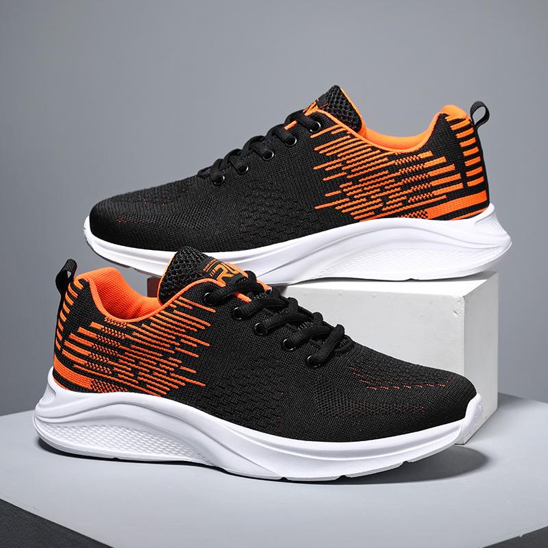 

Sneakers Mens All Season Breathable Lightweight Shoes Comfy Anti-Skid Trendy Lace Closure Walking Hiking Outdoor Sports Shoes 38
