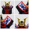 Osaka May Festival Helmet Carp Compact with Name Engraving and Wooden Plaque Width Satsuki Akatsuki Chosei-do Doll, Ornament, Streamer, Mini, Wooden,