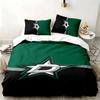 Dallas Stars 3pc set Perfect for bedroom use Comfortable bedding set includes a duvet cover and two pillowcases Ideal birthday or Christmas gift