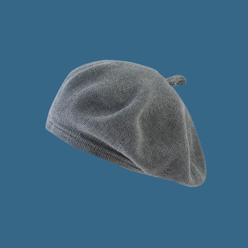 Primavera outono feminino boina gorro chapéus cor sólida artista francês respirável grande boina vintage feminino topo plano octogonal bonés