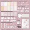 Twilight Life's Moments Journal Set: Large Capacity with 126 Pieces & 4 Material Types