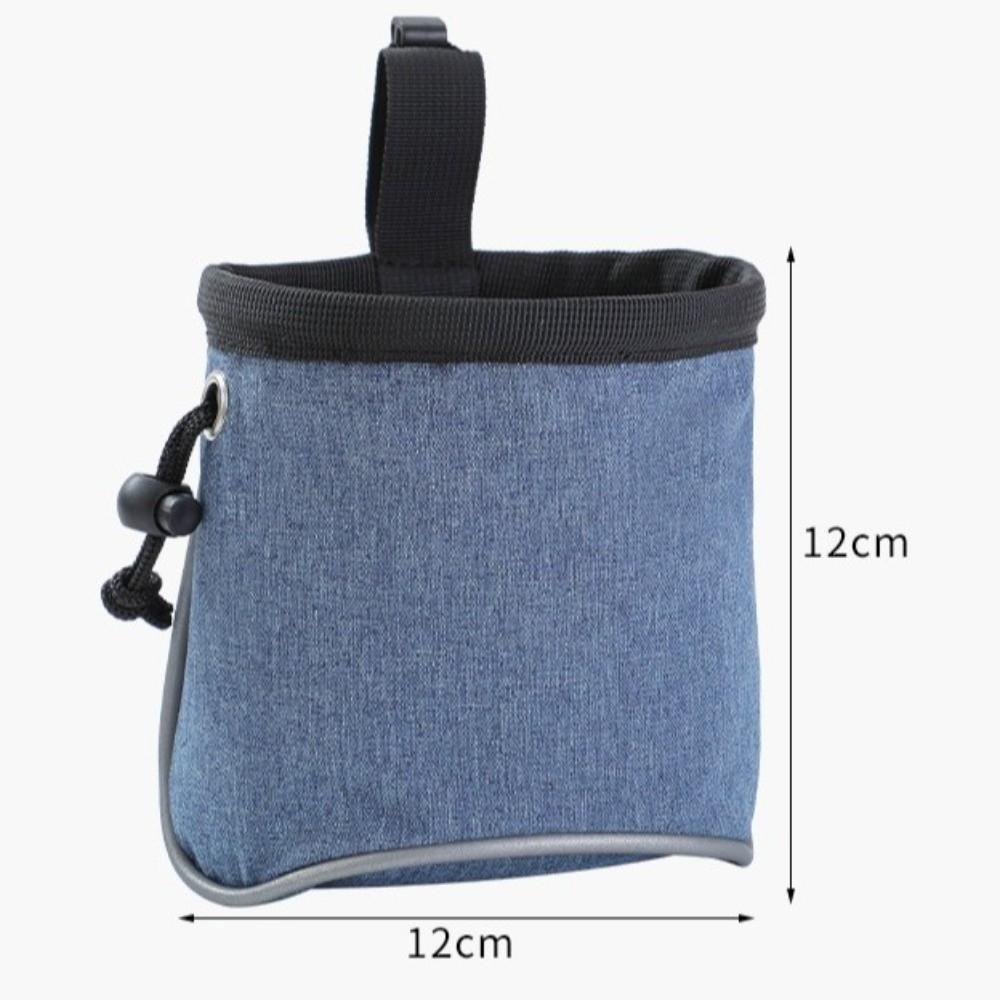 Hands-Free Pet Walking Waist Bag Oxford Cloth Puppy Snack Reward Bag  Daily Walks