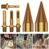 Wood Splitting Drill Bit 45# Steel Firewood Log Splitter Drill Bit High Quality Heavy Duty Wood Punch Cone Driver Woodworking