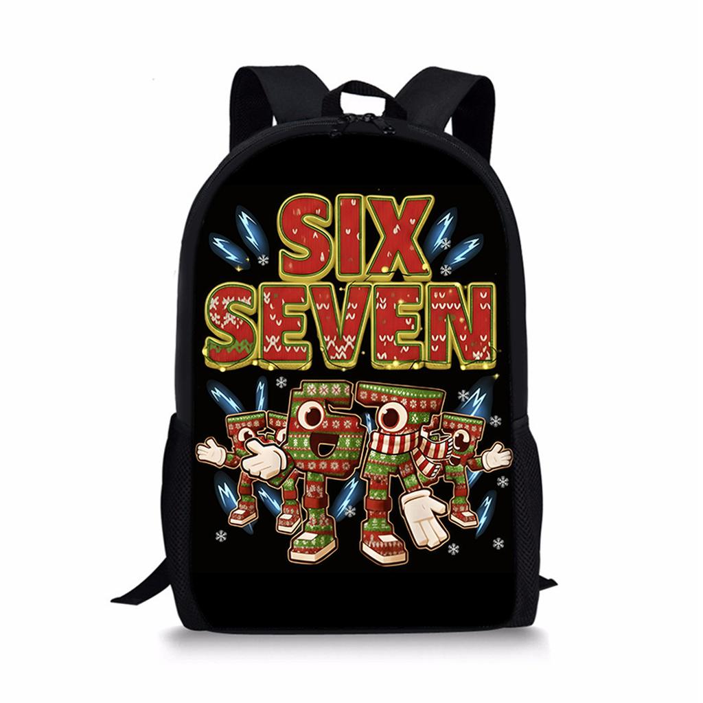 Beliebte jugendliche 67 sechs sieben Schüler Schultaschen Notizbuch Rucksäcke 3D-gedruckte Oxford Wasserdichte Jungen/Mädchen Reise-Taschen
