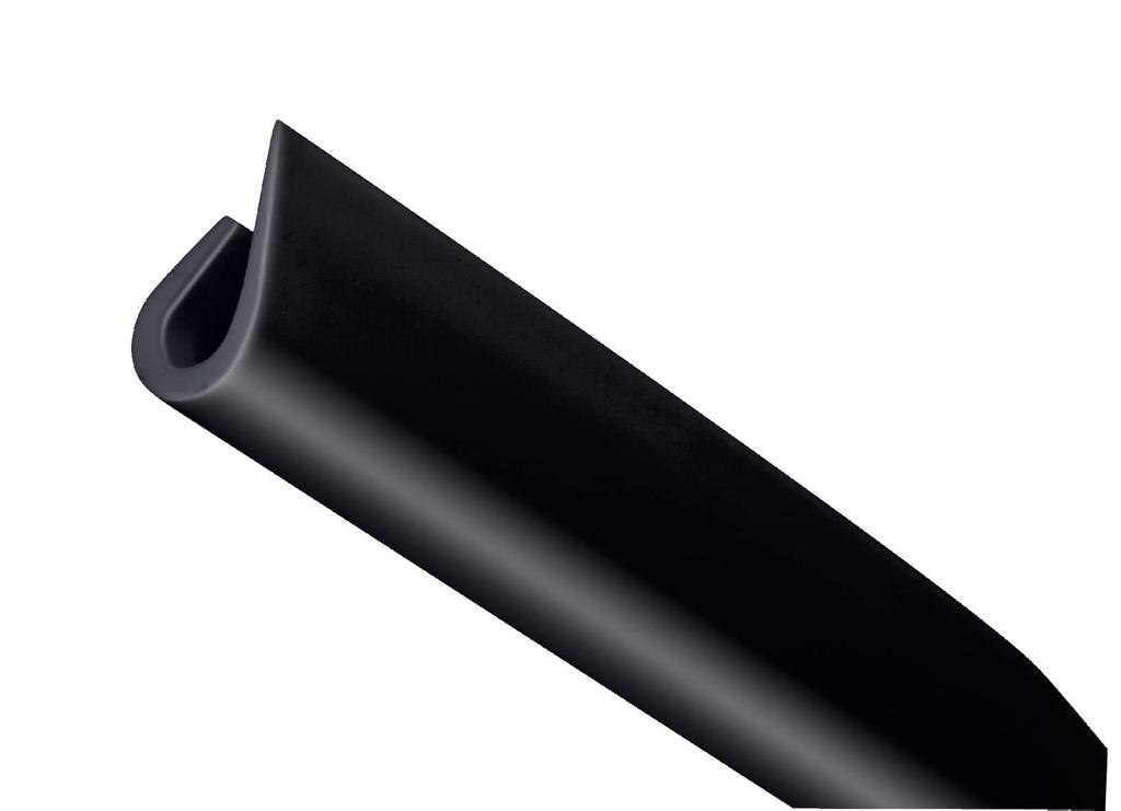 Carmate Car Door CZ334 Mold, J-Type, Black,
