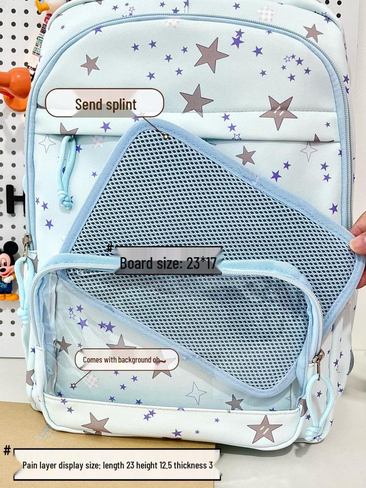 2025 Preppy Style Large-Capacity Itabag Backpack for Women, Korean Version, Ideal for Junior and High School Students