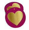 Inkdotpot Pack Of 100 Made With Love Wedding Favor Paper Tags Craft Real Gold Foil Hang