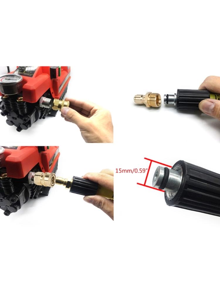 Garden Hose Quick Connect Solid Brass-Quick Connect Hose Fittings 3/4 Inch Thread Water Hose Connectors Quick Release 2x
